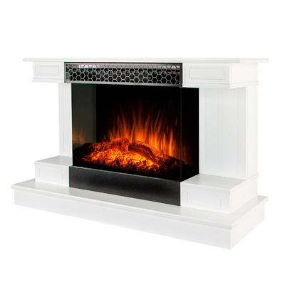 Електричний камін Azona & Flamora, Art Flame, 710×1120×430 мм, 1500 W, Ефект потріскування дров, 6 кольорів полум’я, Термостат