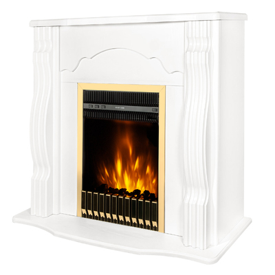 Електричний камін Clasic & Gala Gold, Art Flame, 883x950x300 мм, 2000 Вт, термостат, 5 рівнів яскравості полум’я, таймер
