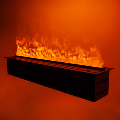 Вбудований 3D електричний камін з водяною парою Cloude 120, Art Flame, 500 Вт, 20 кольорів полум’я, Wi-Fi,  Пульт дистанційного керування, Smart Life