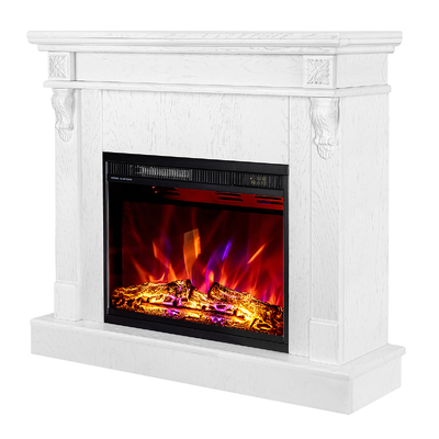 Електричний камін Solomon & Lorance, 900x1000x320 мм, 1500 Вт, 3 кольори полум’я, 2 рівні обігріву, 5 рівнів яскравості полум’я