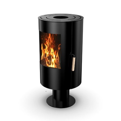 Дров’яна піч Volcano, Art Flame, 1006x480x526,7 mm, 7kW