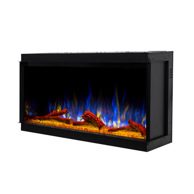 Вбудований електрокамін Haiti 40 3D, Art Flame, 533x1035x332 мм, 1500 Вт, понад 100 кольорових комбінацій, Термостат, поліна та кристали
