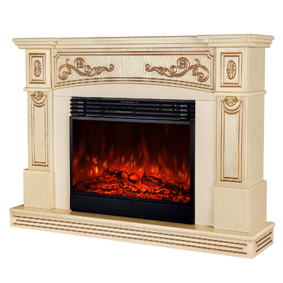 Electric fireplace Marmaris & Mirabella, Art Flame, 1000x1350x330 mm, 1950W, Crackling sounds, 5 flame brightness levels, Timer